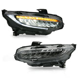 YZautolights LED Headlights For Honda Civic (Sedan/Coupe/Hatchback) 2016-2021