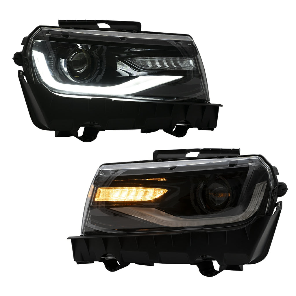 YZautolights LED Headlights For Chevrolet Camaro 2014 2015