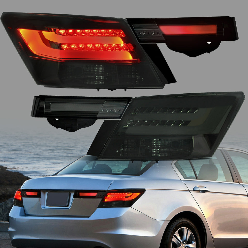 YZautolights LED Tail Lights For Honda Accord 2008-2013